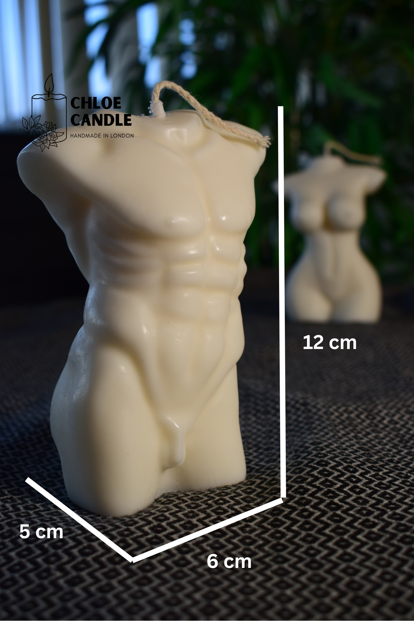 Human Torso Candle