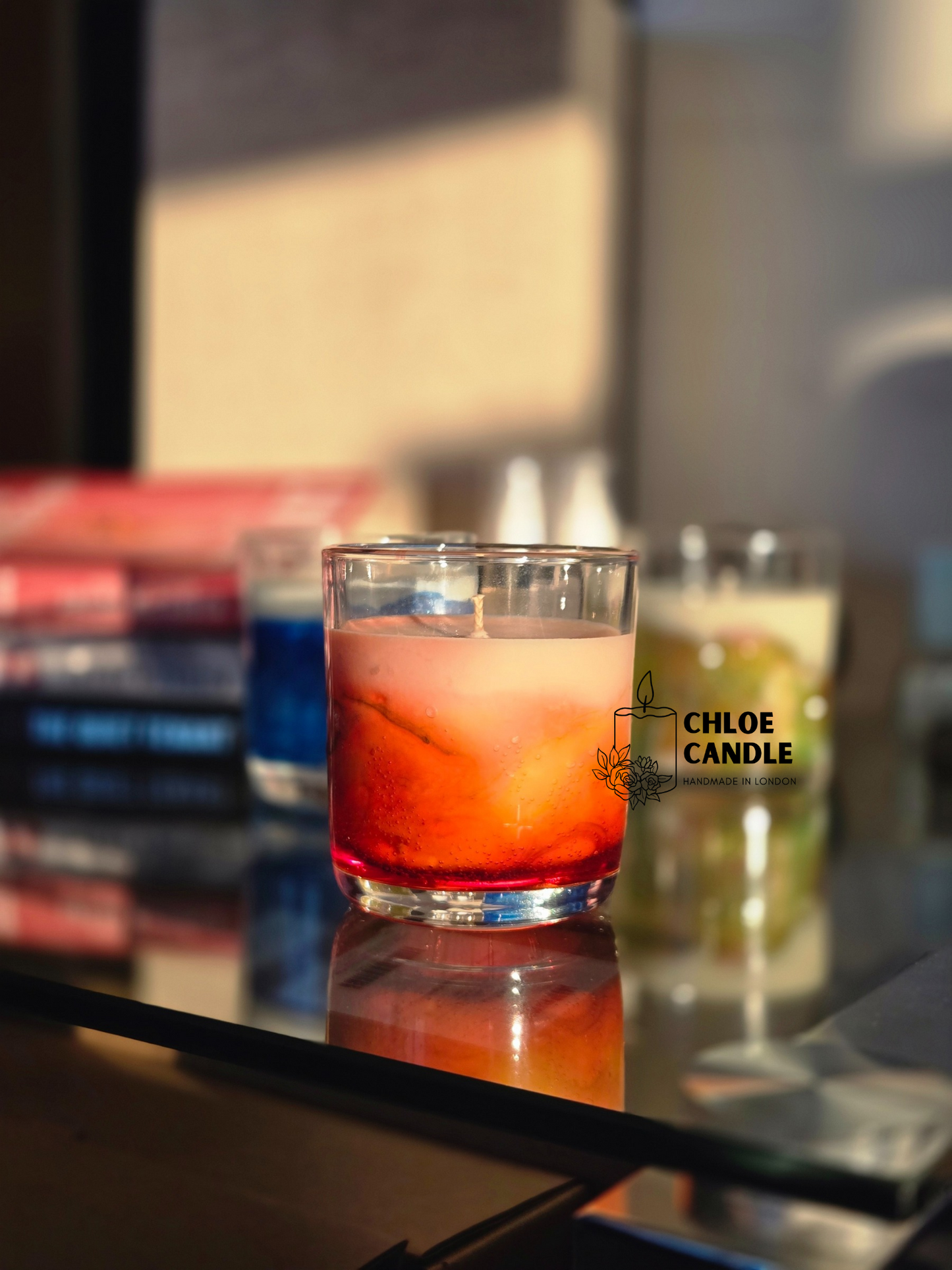 Santorini Sunset Candle