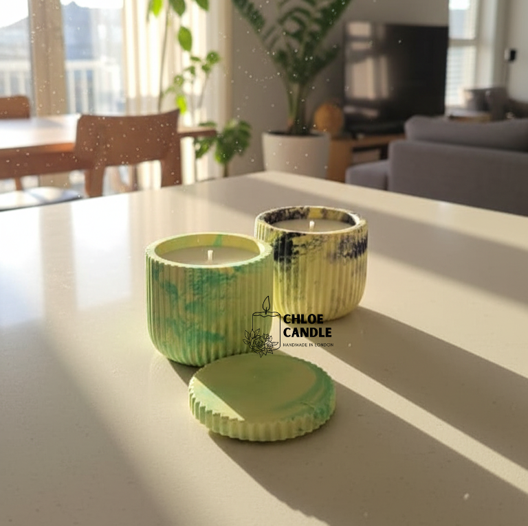 The Ribbed Jar Candle